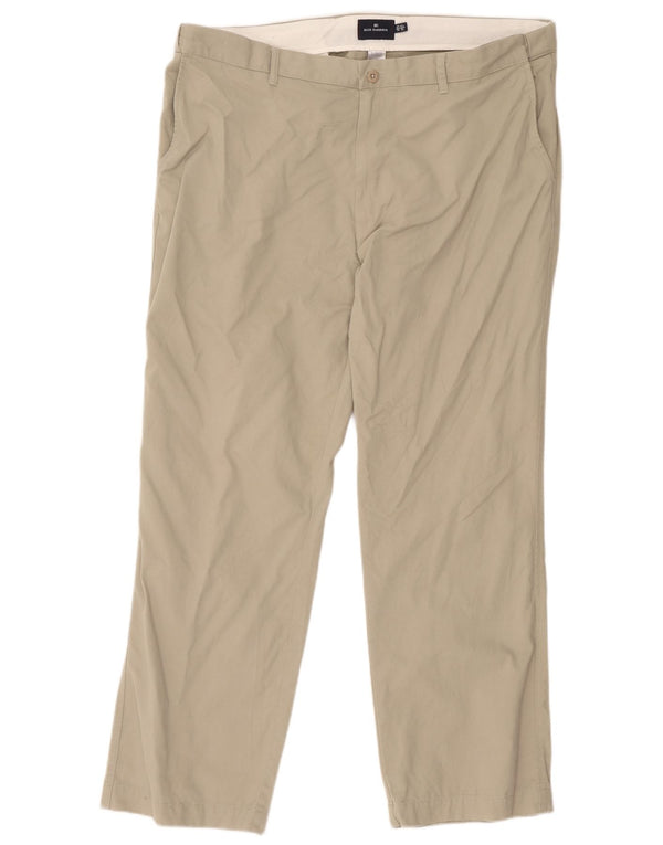 Marks & Spencer Herre Blue Harbor Lige Chinobukser W42 L31 Khaki