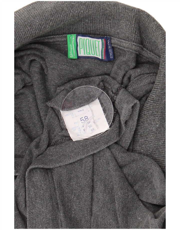 SERGIO TACCHINI Herre poloshirt IT 58 2XL Grå Bomuld