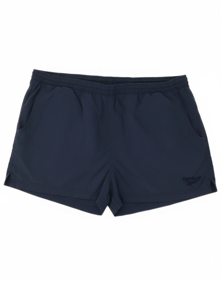 Reebok Sportshorts til mænd store marineblå nylon