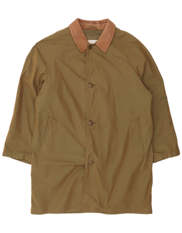 Henry Cottons Regnfrakke til mænd IT 54 2XL Khaki Polyester