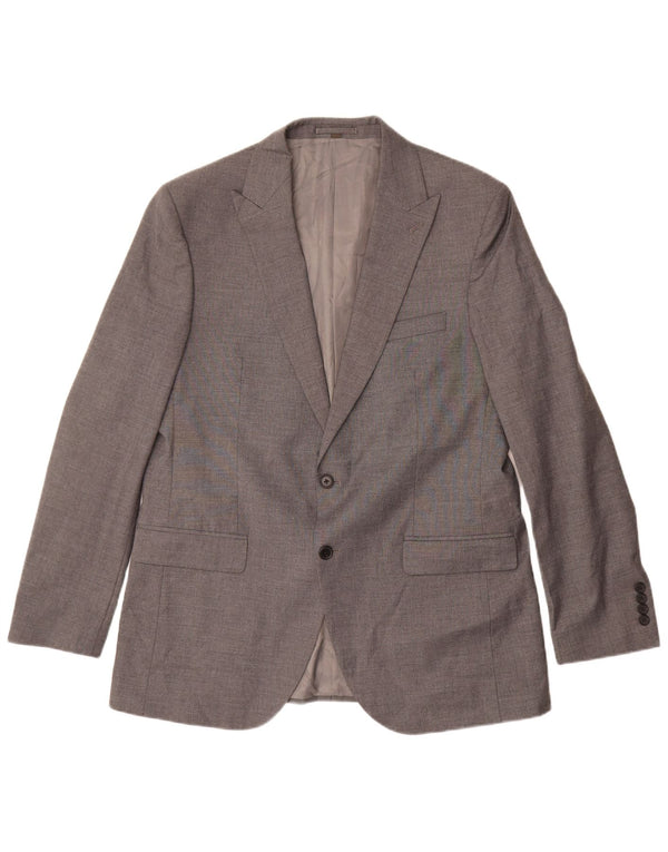 Marks & Spencer Herre 2-knaps blazerjakke UK 44 XL Grå polyester