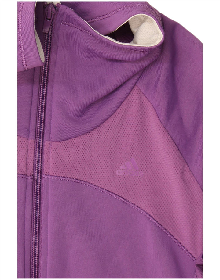 Adidas Dame Climacool Træningsdragt Topjakke UK 12 Medium Lilla