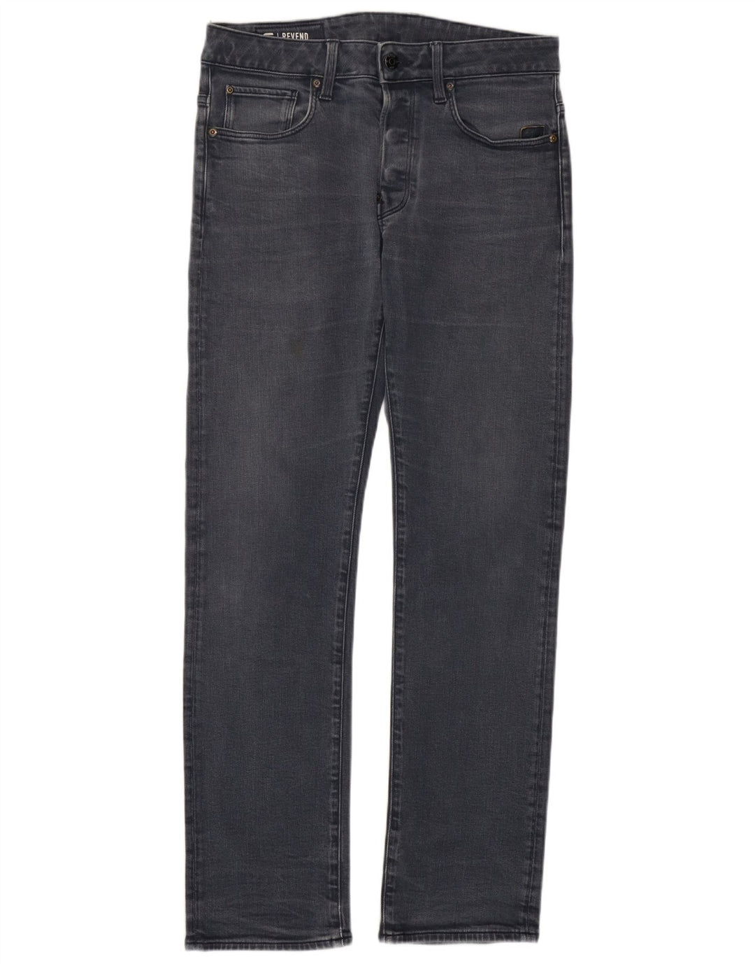 G-Star Straight Jeans til mænd W30 L32 Grå Bomuld