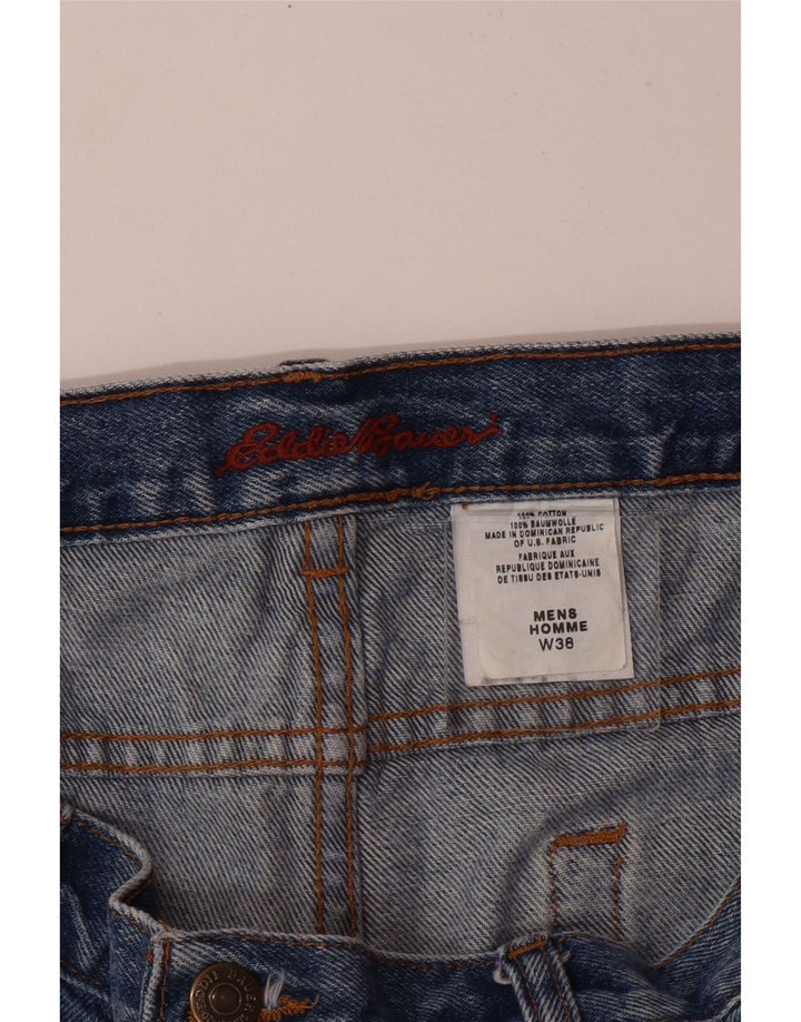 EDDIE BAUER Denimshorts til mænd W38 XL Blå Bomuld