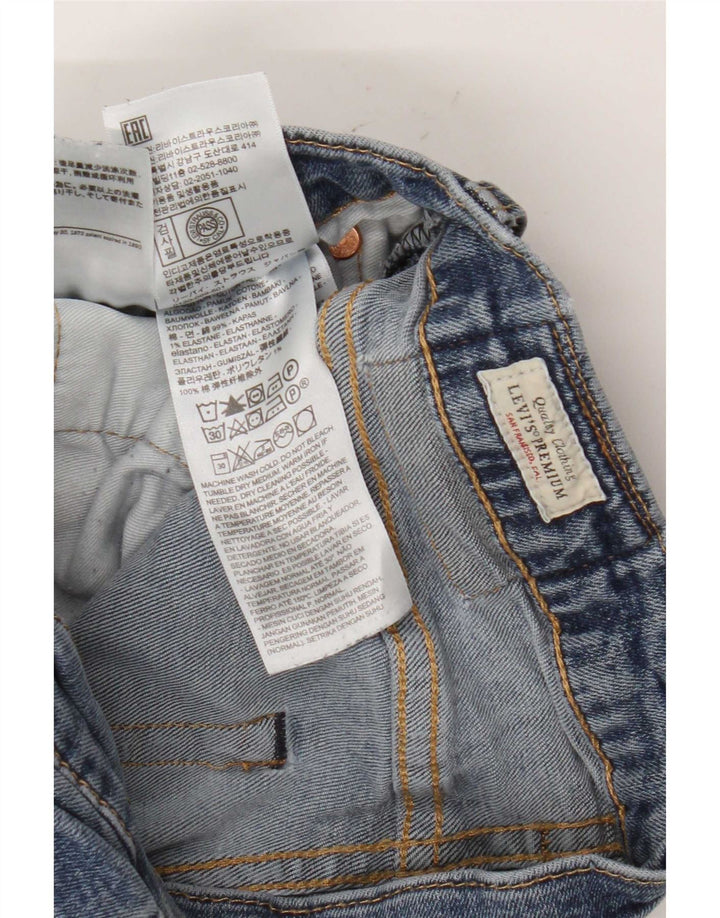 Levi's skinny jeans til kvinder W31 L32 blå bomuld