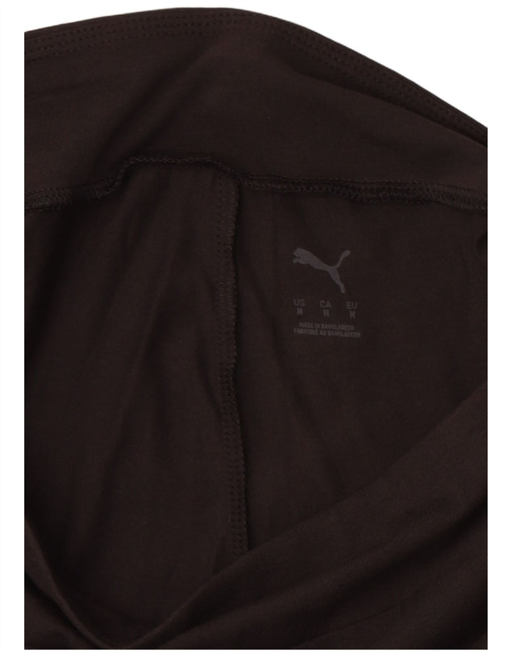 PUMA Grafiske Leggings til kvinder UK 12 Medium Sort Bomuld