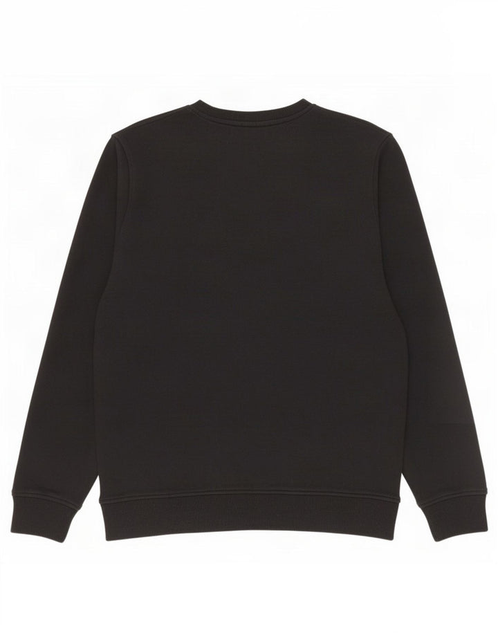 Kappa Herre Grafisk Sweatshirt Jumper Lille sort bomuld