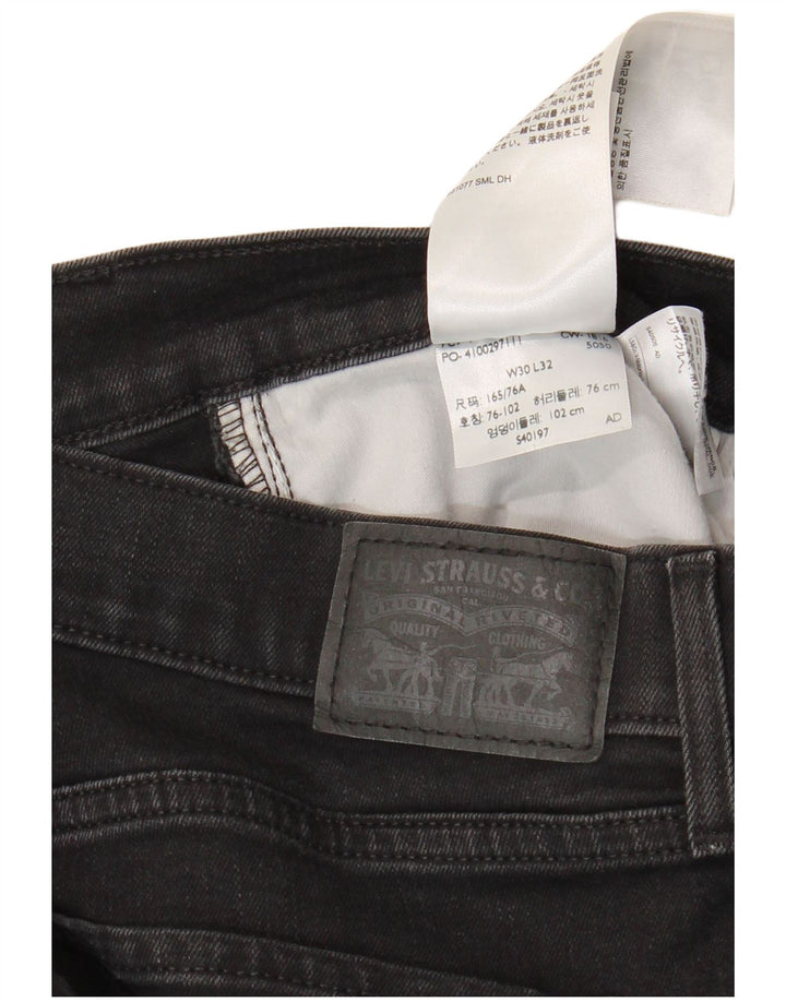 Levi's Womens 315 Shaping Bootcut Jeans W30 L32 Sort bomuld