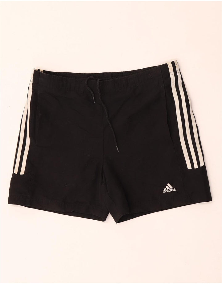 Adidas sportsshorts til kvinder UK 10 Small Black Polyester