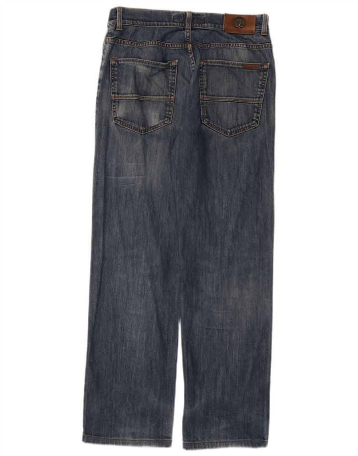 Trussardi Straight Jeans til mænd W31 L28 Blå