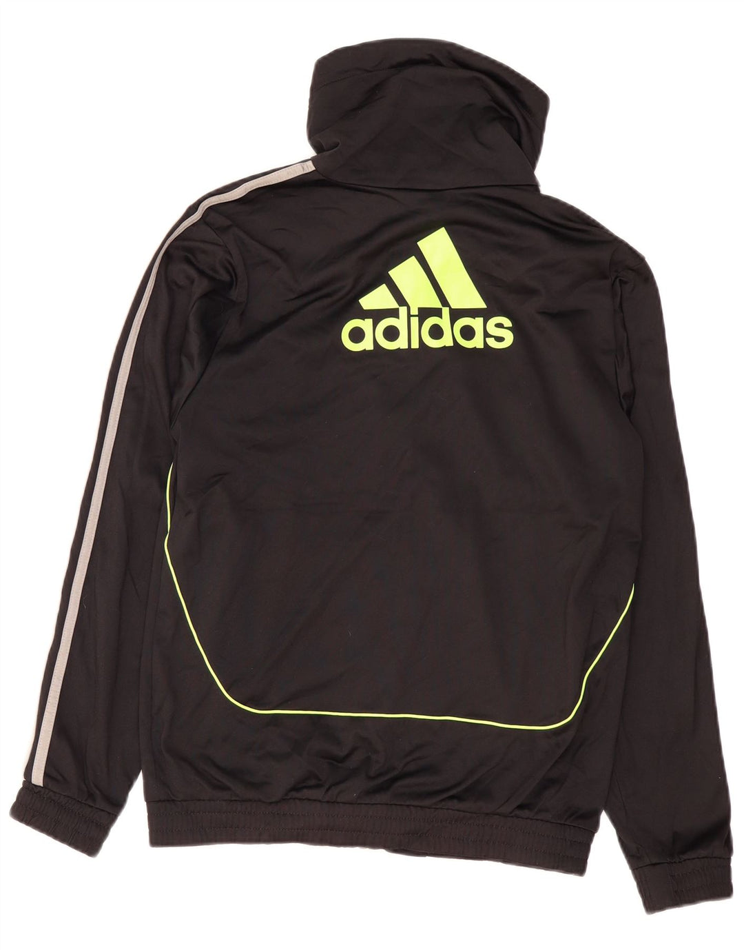ADIDAS Grafisk træningsdragt topjakke til mænd UK 36/38 Lille sort