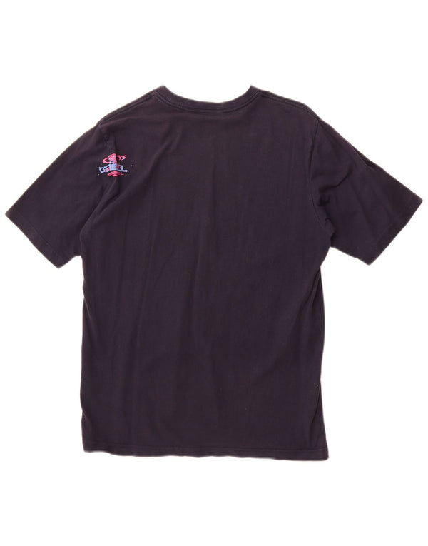 O'Neill Mens Graphic T-Shirt Top Medium Navy Blue Cotton