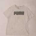 PUMA Mens Graphic T-Shirt Top XL White Cotton Vintage Puma and Second-Hand Puma from Messina Hembry 