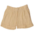 Marks & Spencer Chino Shorts til kvinder UK 12 Medium W30 Yellow Linen