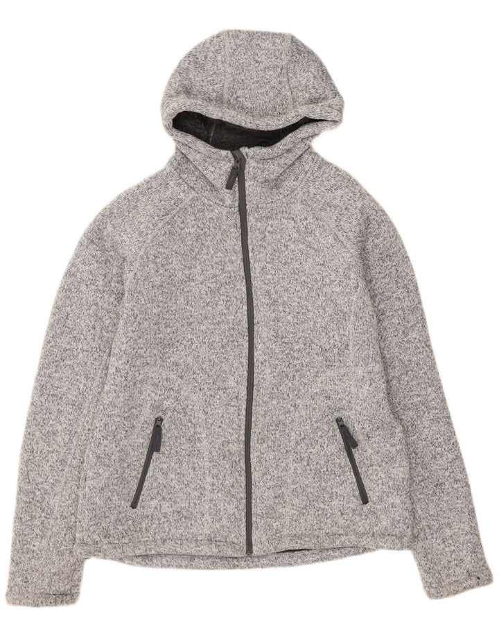 Mountain Warehouse Dame træningsdragt topjakke UK 12 Medium Grey Flecked