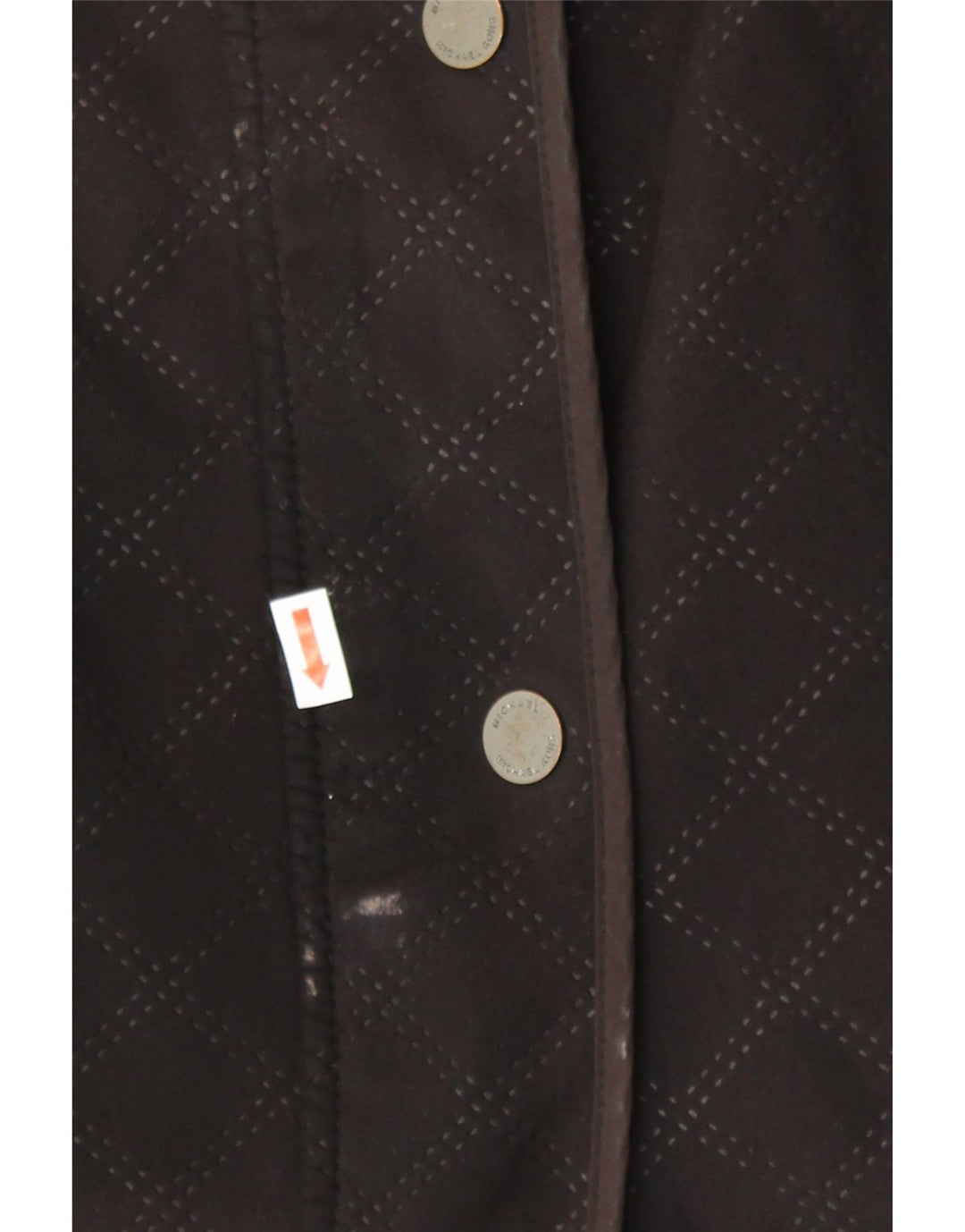 MICHAEL KORS Womens Hooded Windbreaker Jacket UK 14 Medium Black Check Vintage Michael Kors and Second-Hand Michael Kors from Messina Hembry 