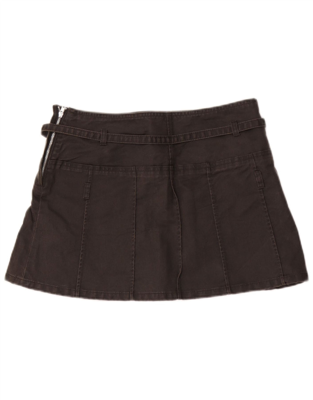 Zara Mini-nederdel til kvinder Small W26 sort polyurethan