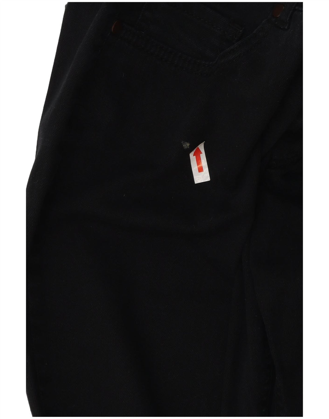 FASE otte Dame Slim Jeans UK 10 Small W32 L32 Black Bomuld