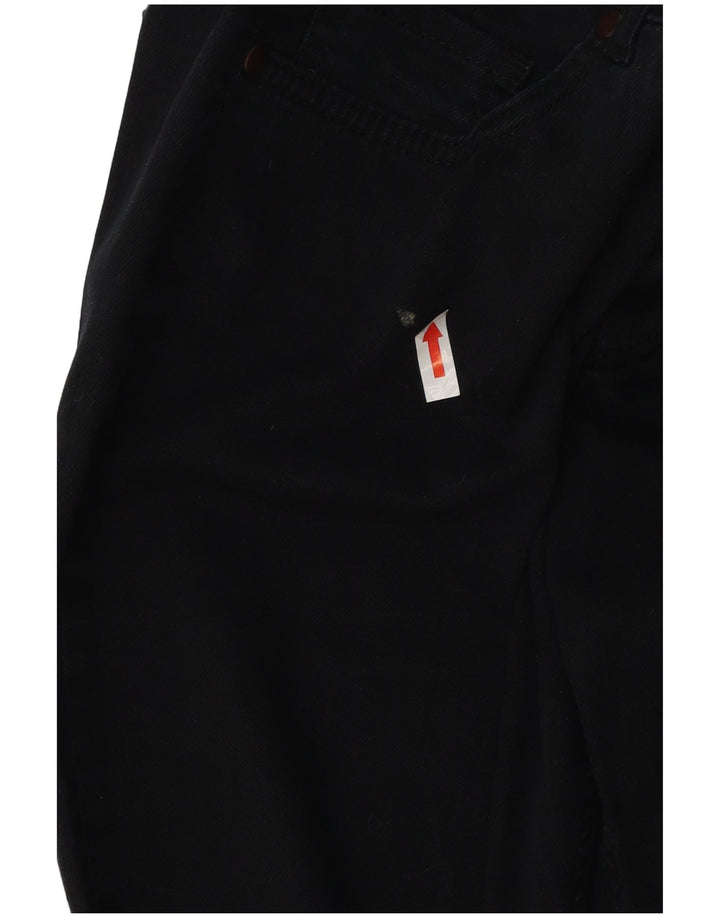FASE otte Dame Slim Jeans UK 10 Small W32 L32 Black Bomuld