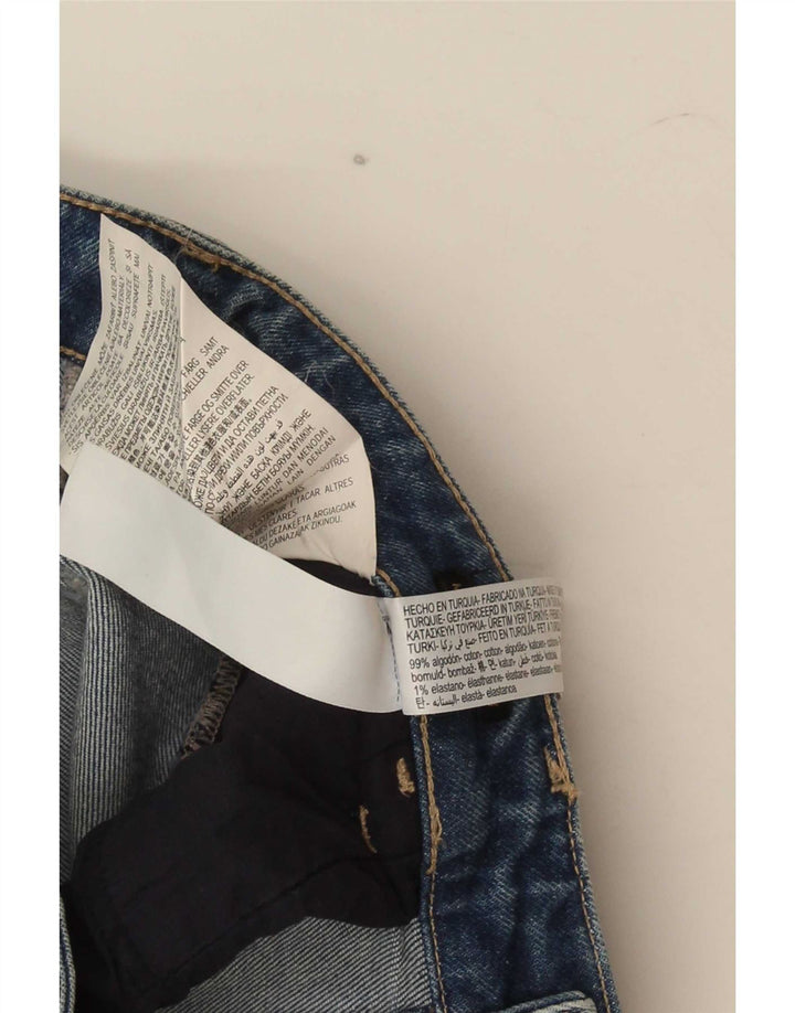 Massimo Dutti Dame Slim Jeans EU 38 Small W28 L26 Blå Bomuld