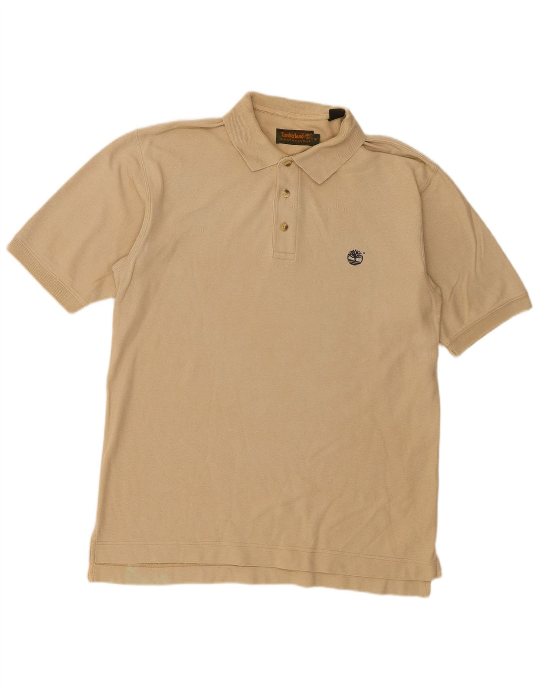 Timberland Polo skjorte til mænd, lille beige bomuld