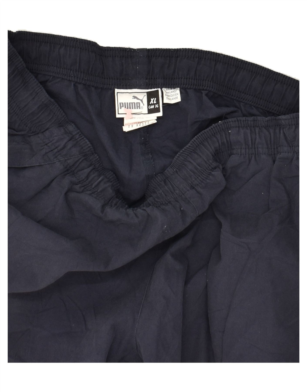 PUMA Mens Capri Tracksuit Trousers XL Navy Blue Polyester | Vintage Puma | Thrift | Second-Hand Puma | Used Clothing | Messina Hembry 