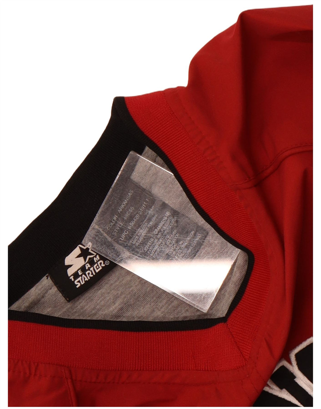Starter Herre Grafisk Pullover Træningsdragt Topjakke Medium Rød Colourblock