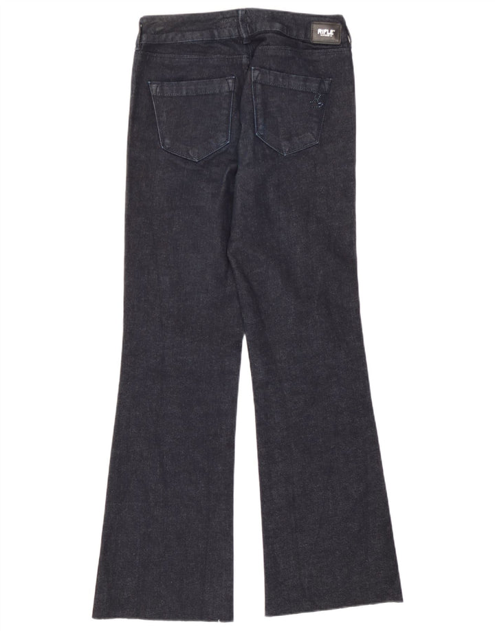 Rifle Dame Flared Jeans W27 L29 Marineblå Bomuld