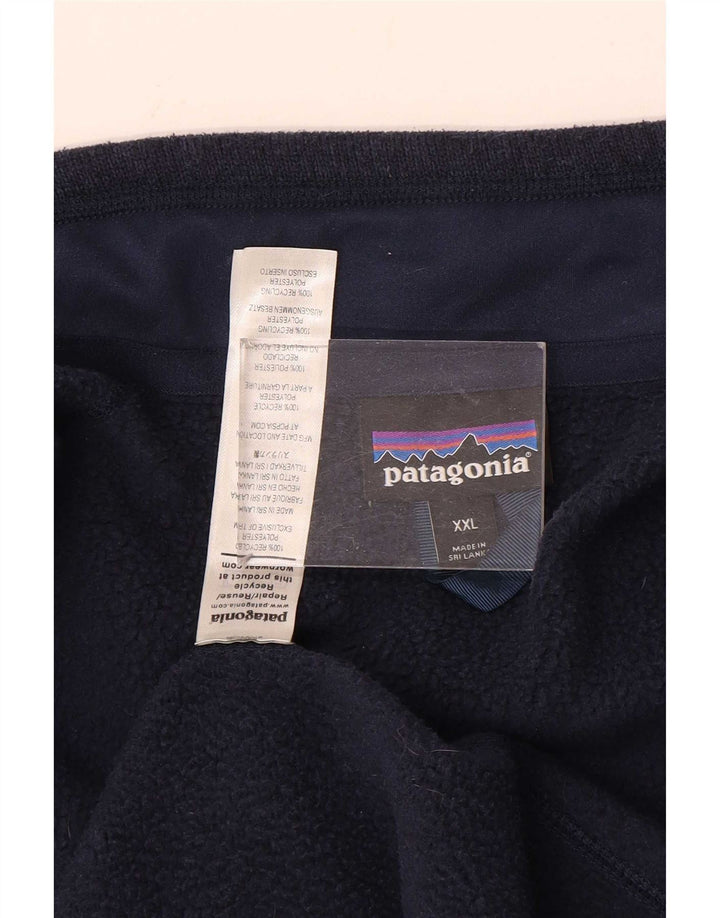 Patagonia Herre Ærmeløs træningsdragt Topjakke 2XL Navy Blue