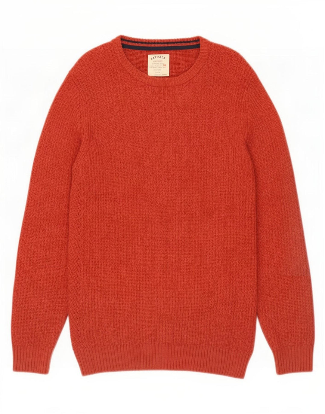 Fat Face Herre Boat Neck Jumper Sweater Medium Rød Bomuld