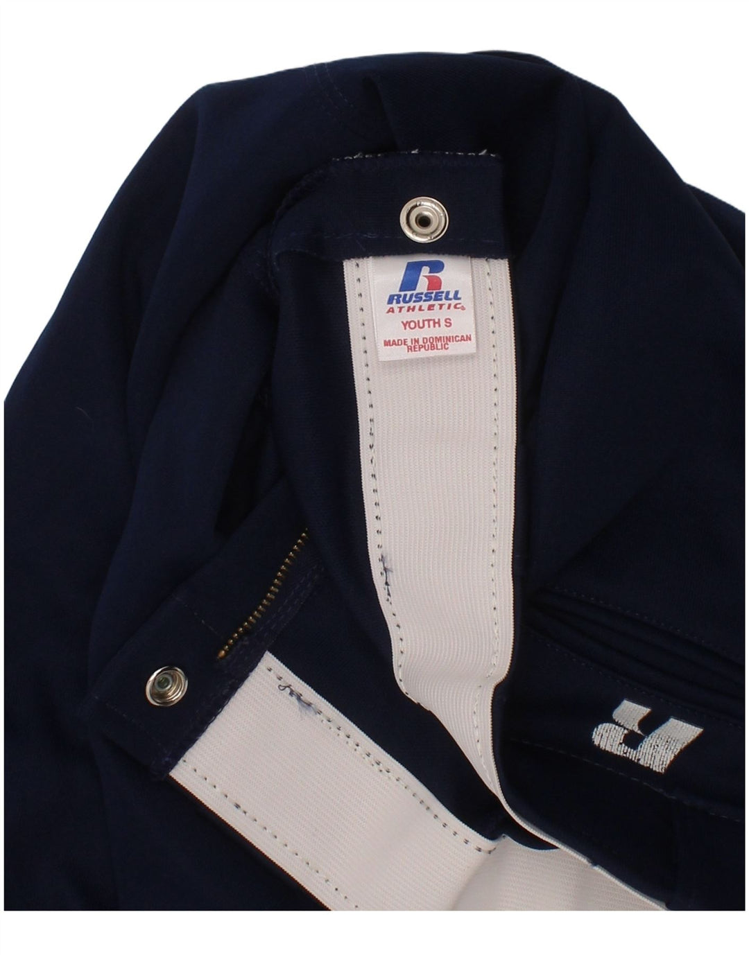 Russell Athletic Boys Bukser 7-8 år Small W21 L17 Navy Blue Polyester