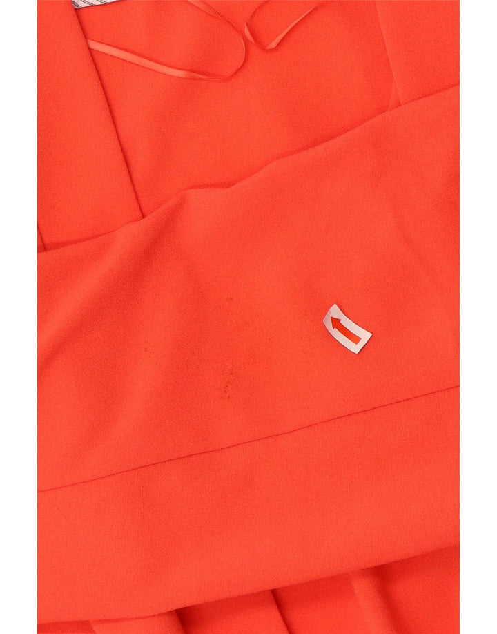 Marks & Spencer Womens Open Blazer Jacket UK 18 XL Orange Polyester