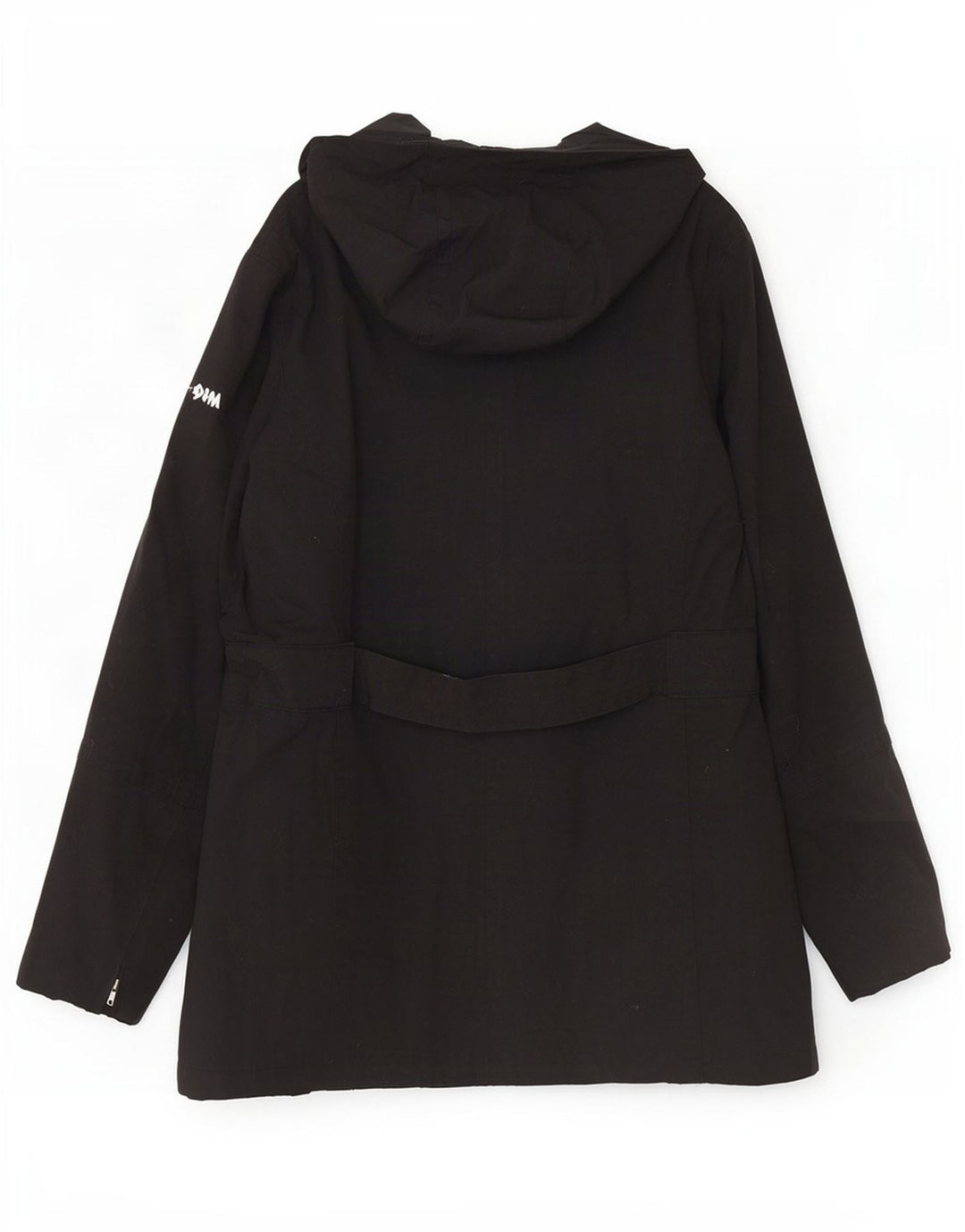 Slam Dame Hooded Parka Jacket UK 18 XL Sort Nylon