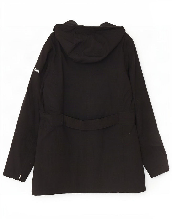 Slam Dame Hooded Parka Jacket UK 18 XL Sort Nylon