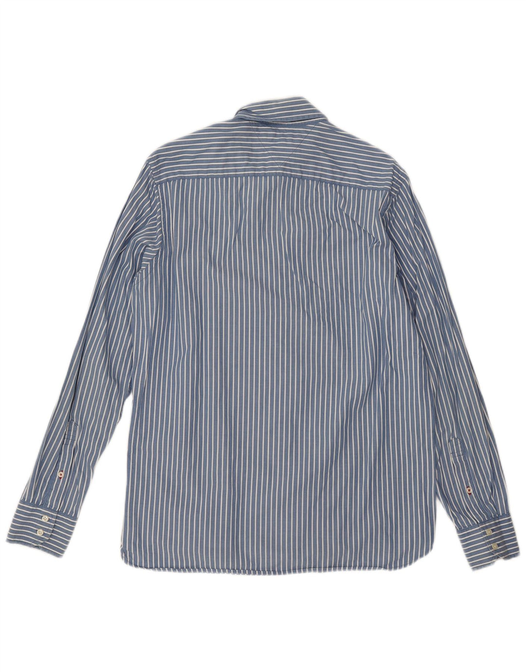 TOMMY HILFIGER Herreskjorte Medium Blue Pinstripe Bomuld