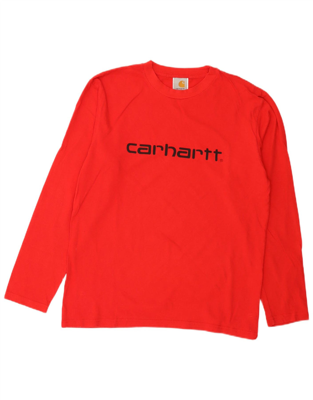 Carhartt Herre Grafisk Top Langærmet Medium Rød Bomuld
