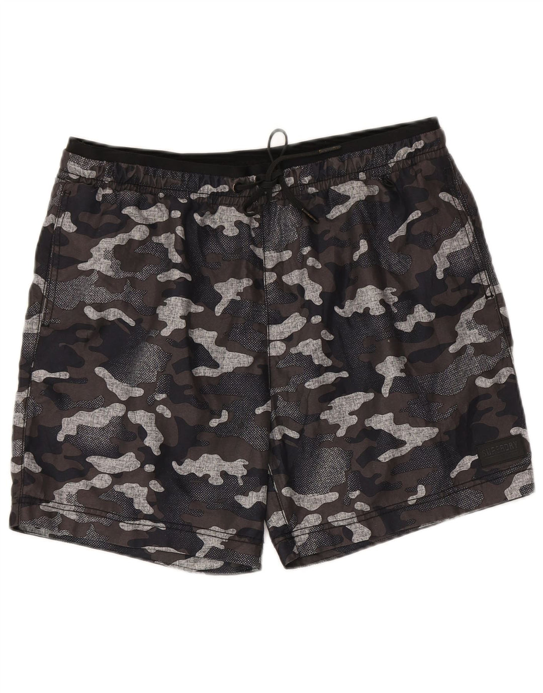 Superdry svømmeshorts til mænd, store flerfarvede camouflagepolyester