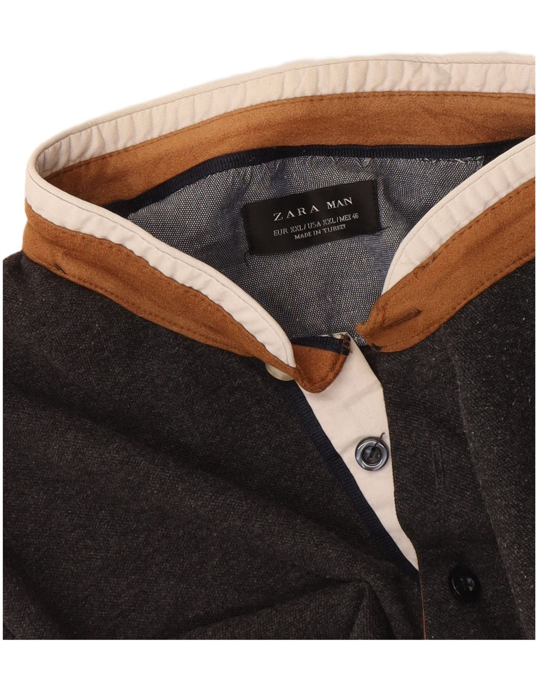 Zara Polo Shirt til mænd 2XL Grå
