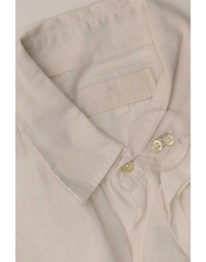 Etro Herreskjorte 2XL Hvid hør