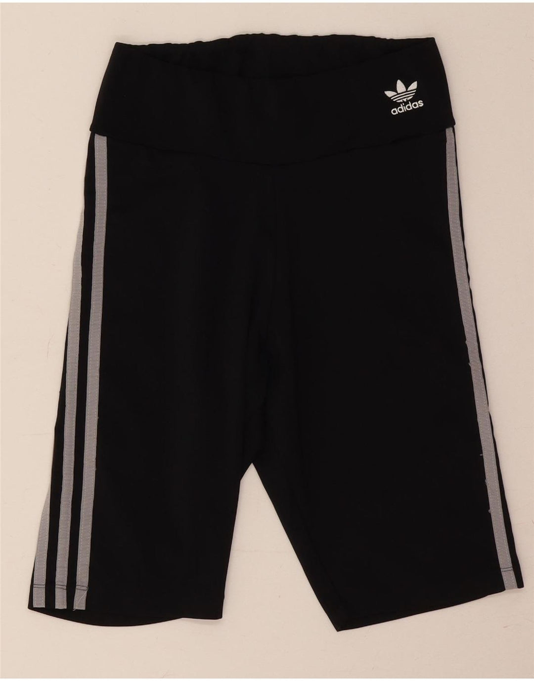 Adidas sportsshorts til kvinder UK 10 Small Black Polyester