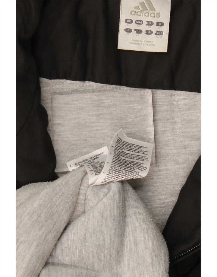 ADIDAS Grafisk Bomberjakke til mænd UK 38 Medium Sort Polyamid