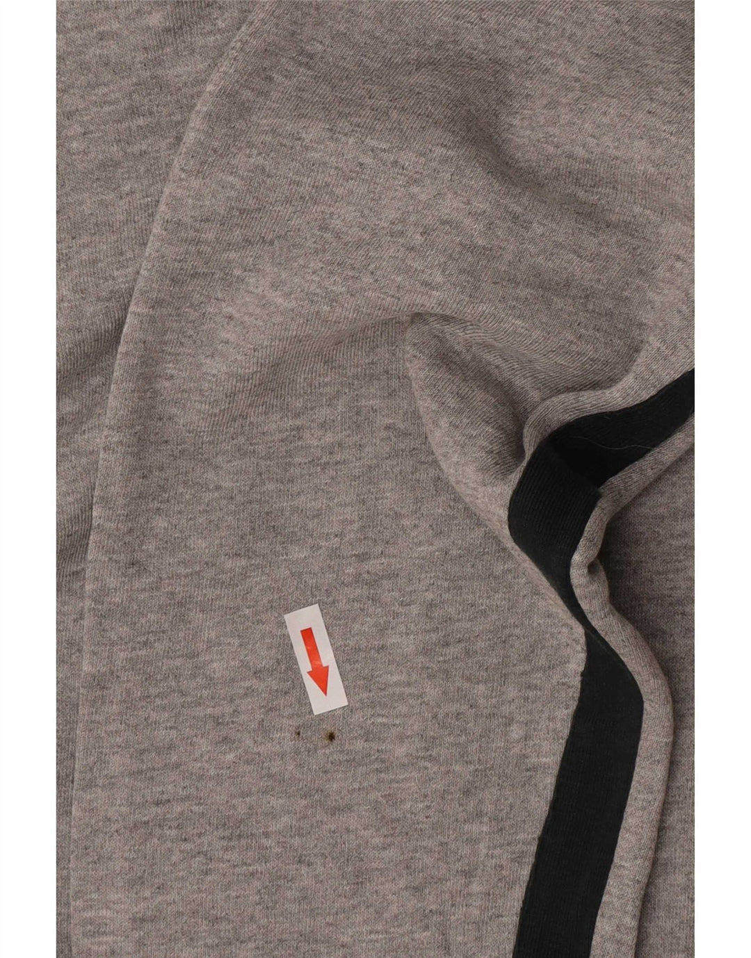 Champion Herre Zip Neck Sweatshirt Jumper Large Grå Colourblock Bomuld
