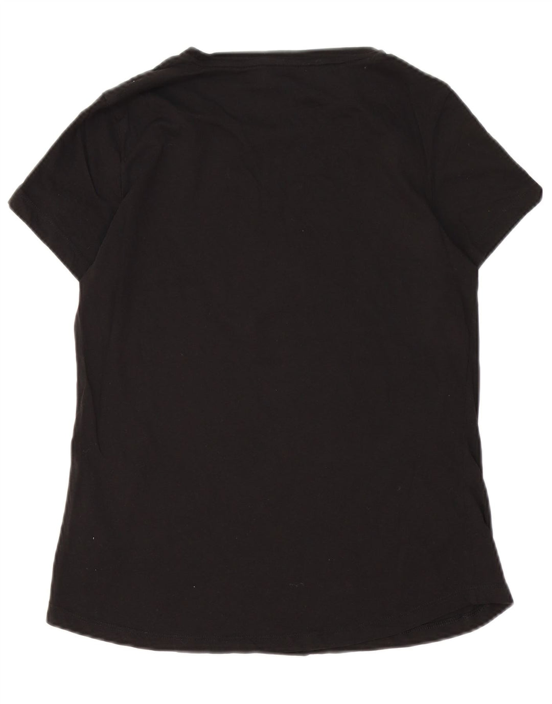 PUMA Grafisk T-shirt top til kvinder DK 14 Stor sort bomuld