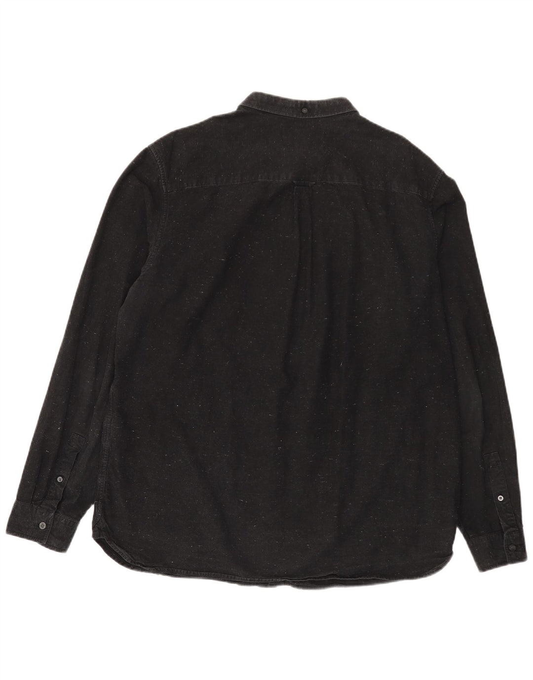 Lyle & Scott Herreskjorte 2XL Sort Flecked Bomuld