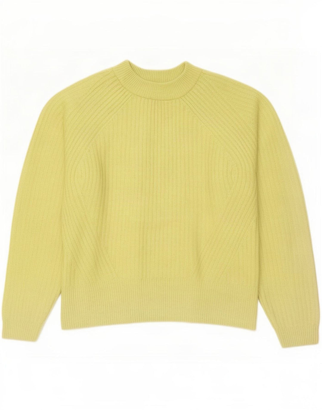 Marks & Spencer Dame Turtle Neck Jumper Sweater UK 14 Medium Green