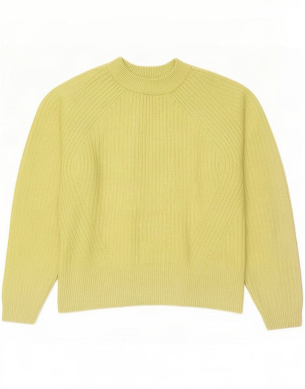 Marks & Spencer Dame Turtle Neck Jumper Sweater UK 14 Medium Green