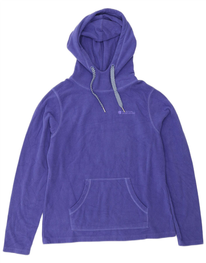 Mountain Warehouse Dame Hættetrøje UK 12 Medium Lilla Polyester