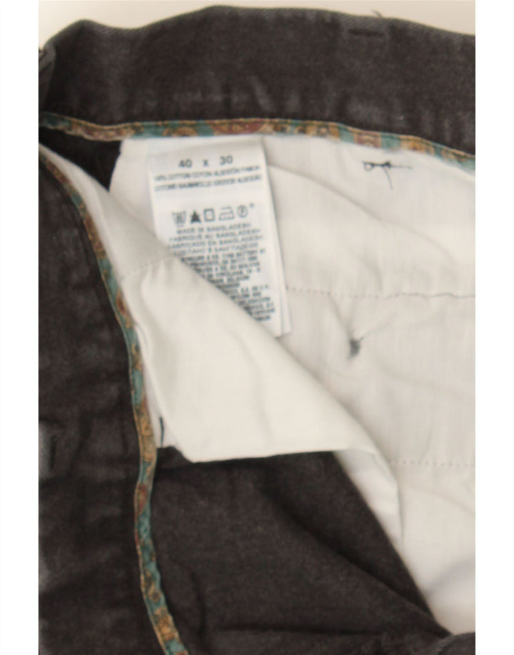 DOCKERS Mens Straight Chino Trousers W40 L25  Grey Cotton Vintage Dockers and Second-Hand Dockers from Messina Hembry 