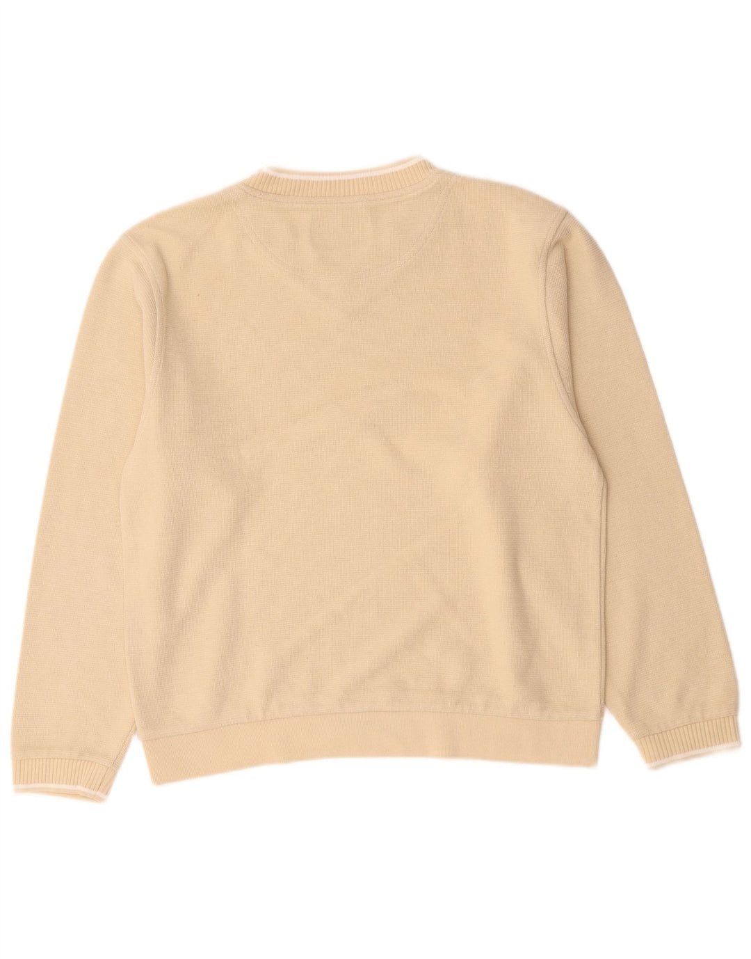 Champion Herre V-hals sweater lille beige bomuld