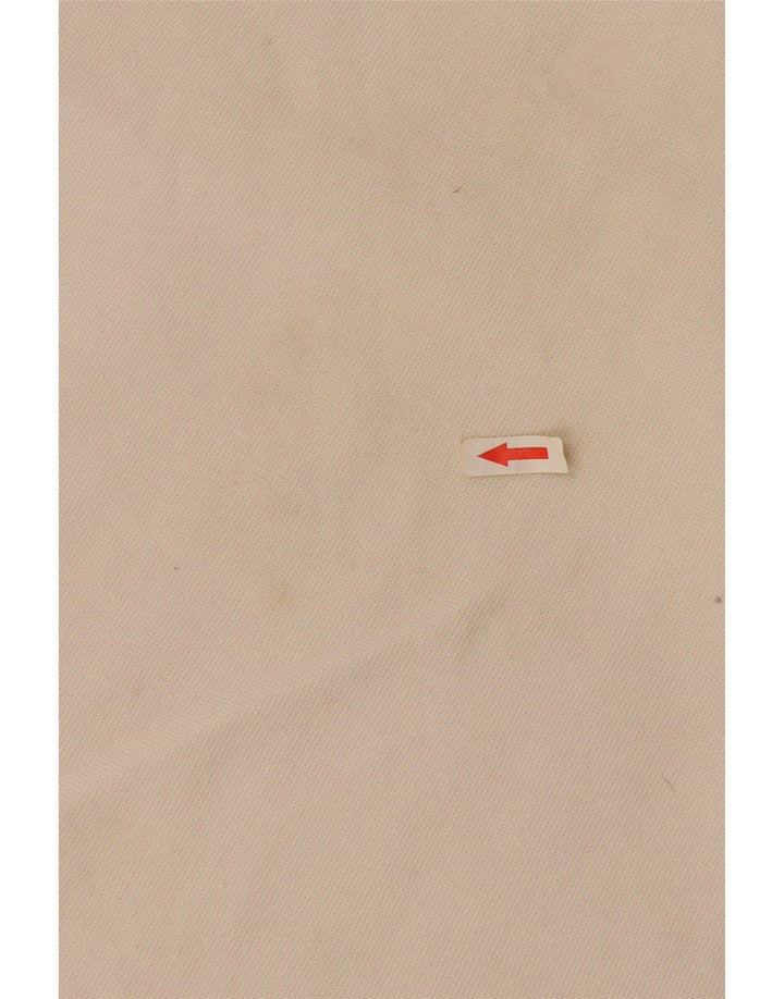 Cos Dame Loose Fit Roll Neck Bluse Top UK 14 Medium Off White Bomuld